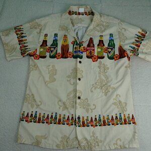 Hawaiian North Shore Beer Bottle Shirt X-Large